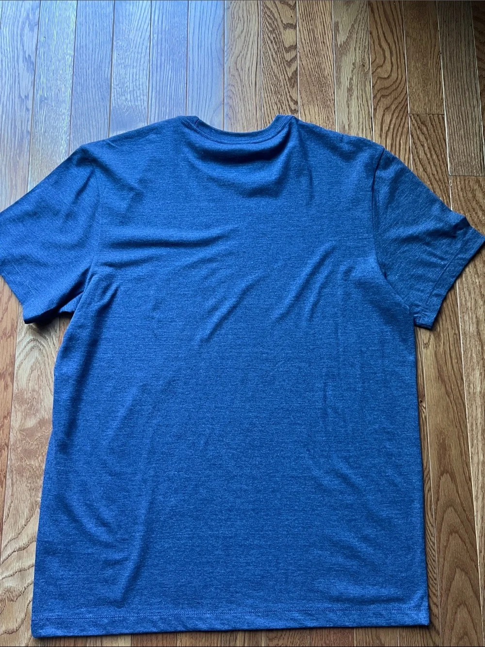 J. Crew Navy Blue Short Sleeve Tee with Red Crab Graphic